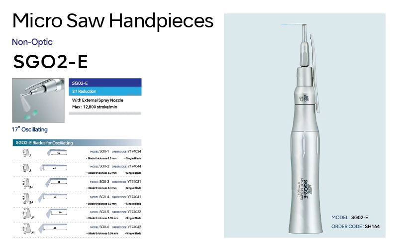 Micro Saw Handpieces SGO2-E