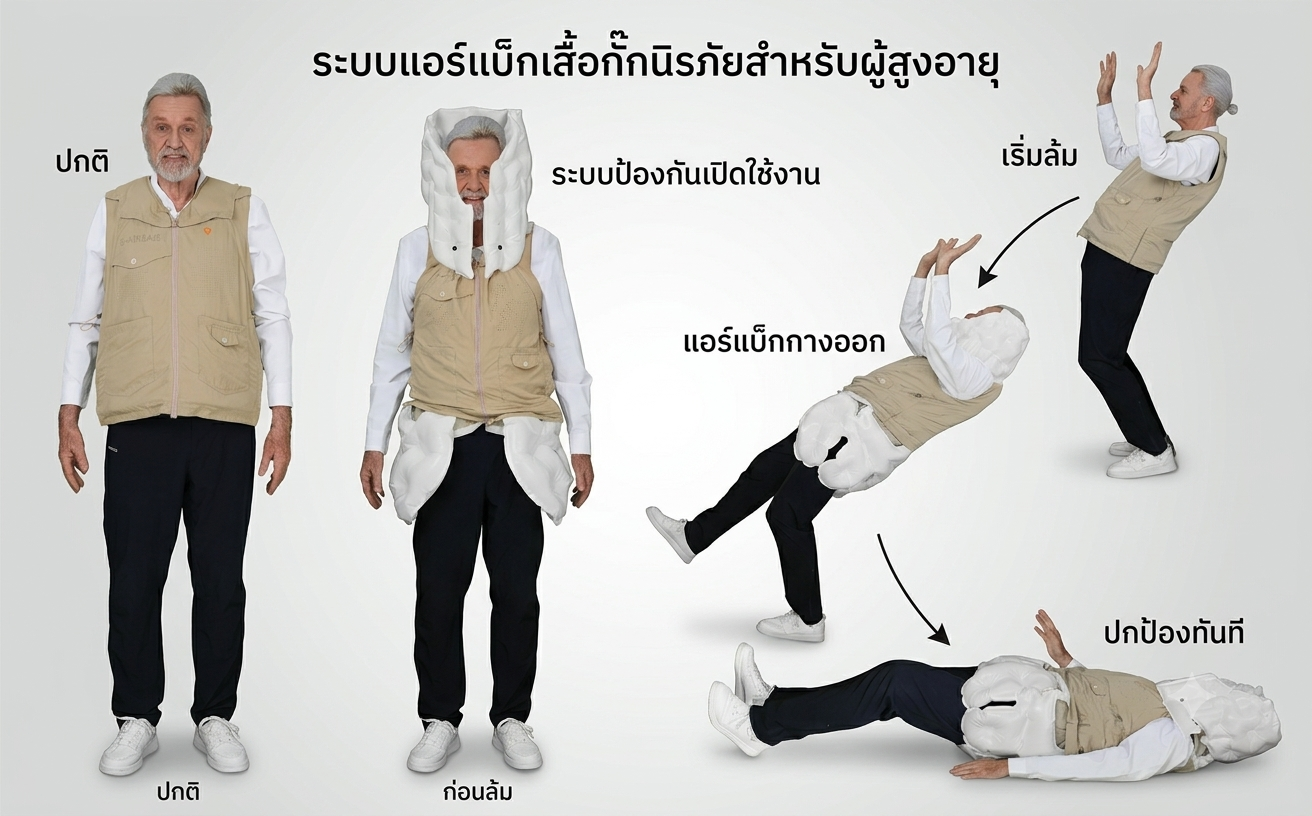 S-AIRBAG Intelligent Vest รุ่น S33 